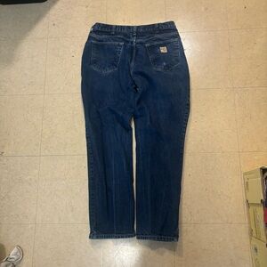 Carhartt Blue Relaxed Fit Jeans Classic Style